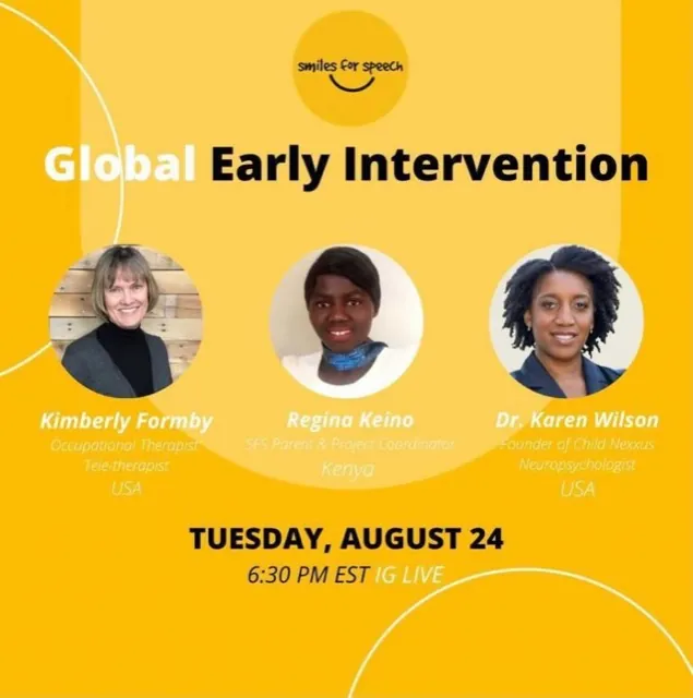 Global Early Intervention panel, with Dr. Karen Wilson