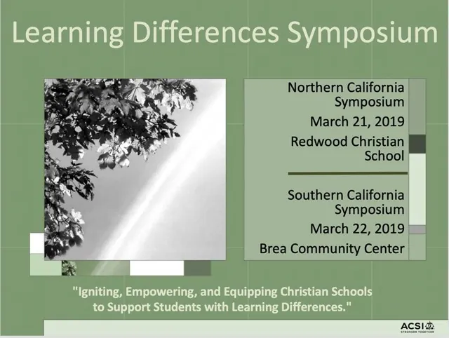 Learning Differences Symposium 2019, with Dr. Karen Wilson