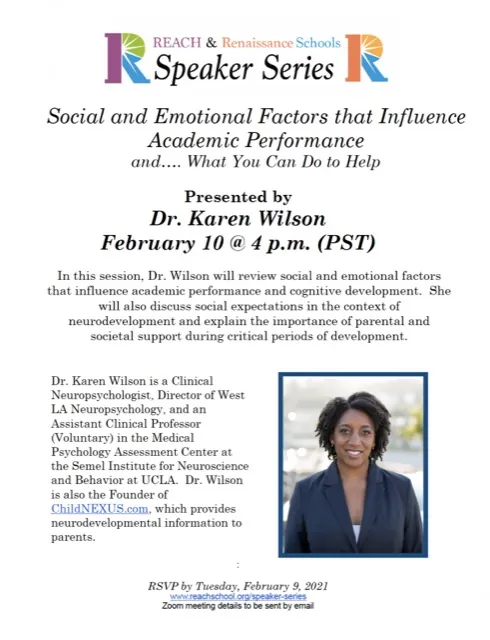 Social and Emotional Factors that Influence Academic Performance, with Dr. Karen Wilson